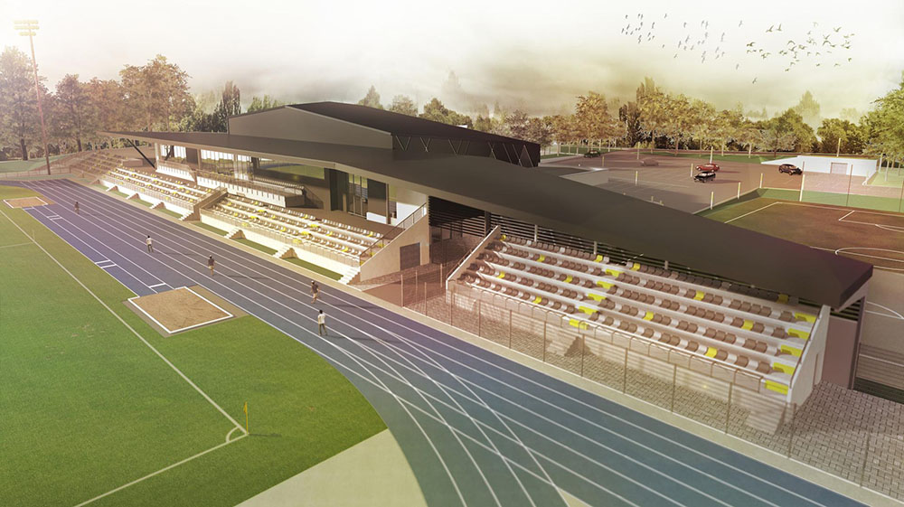 Municipal Stadium in Kętrzyn